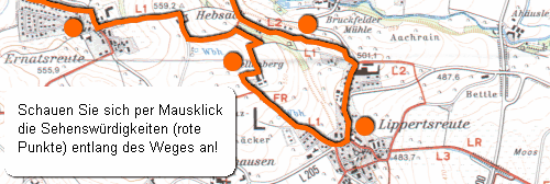 Klicken Sie auf die roten Punkte